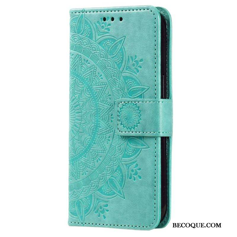 Housse Xiaomi 13 Mandala Soleil avec Lanière