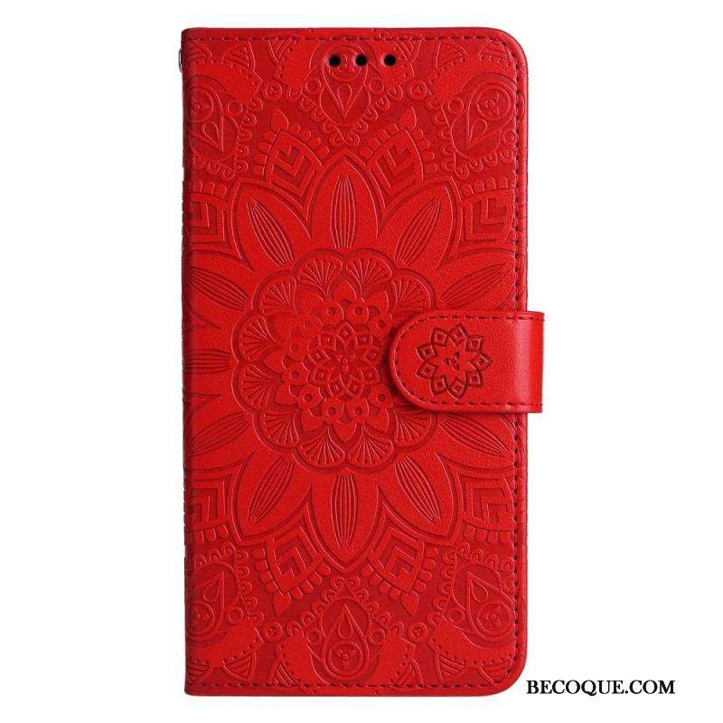 Housse Xiaomi 13 Mandala Soleil avec Lanière