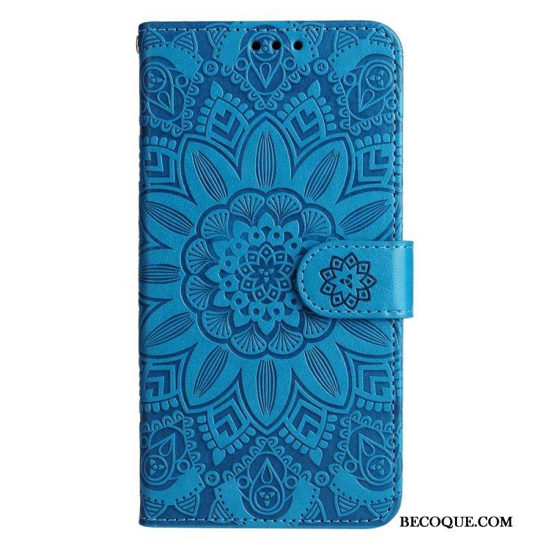 Housse Xiaomi 13 Mandala Soleil avec Lanière