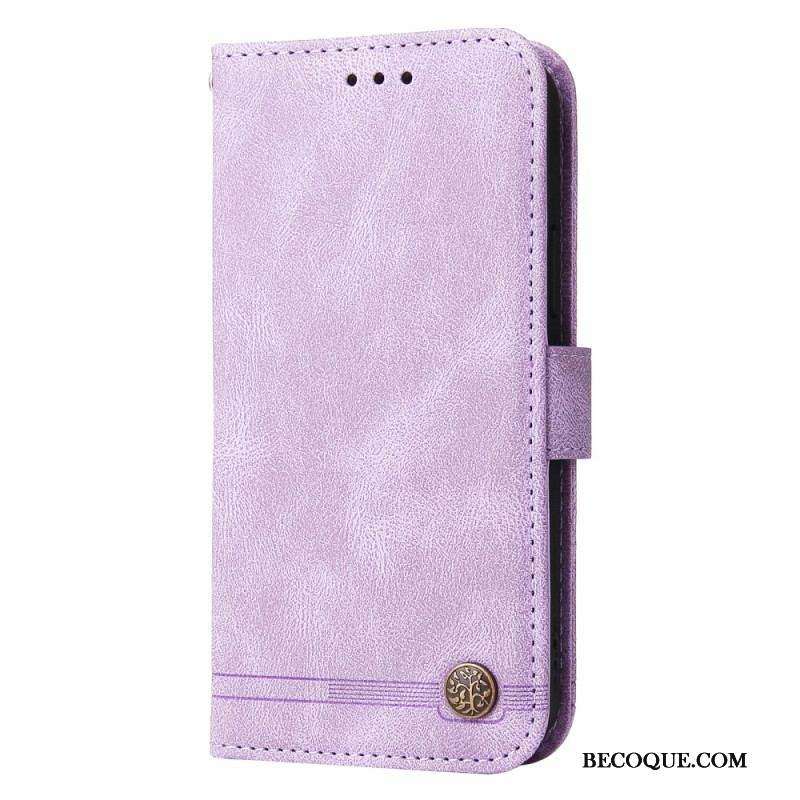 Housse Xiaomi 13 Pro Style Cuir avec Rivet Décoratif