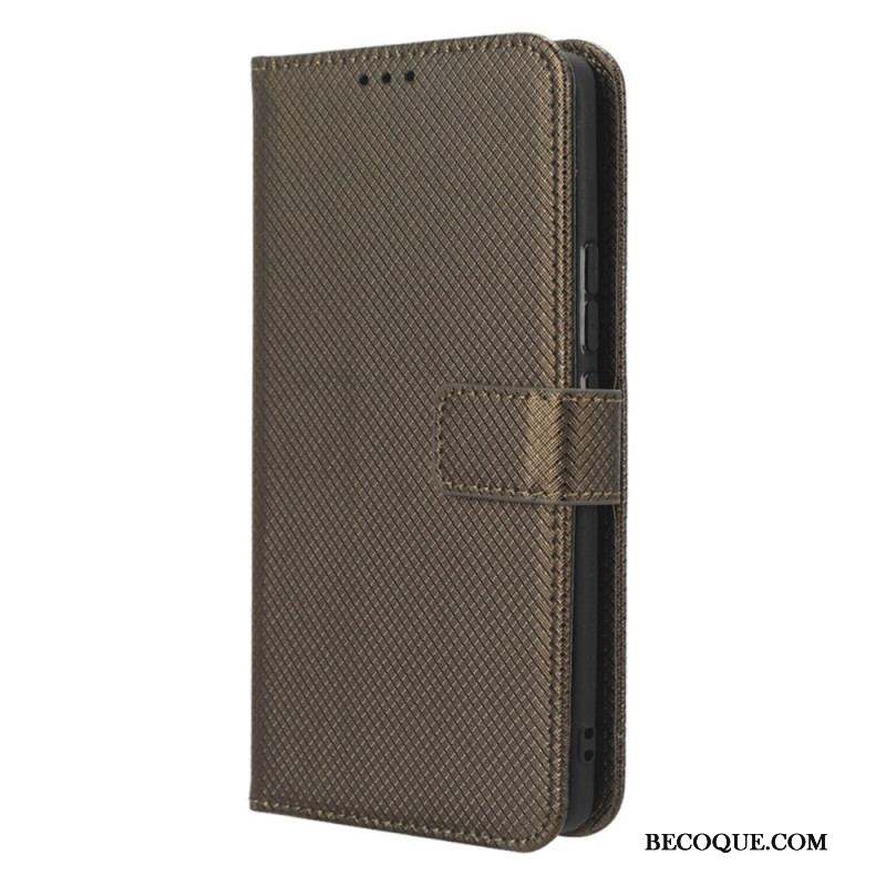 Housse Xiaomi 13 Simili Cuir Stylé à Lanière