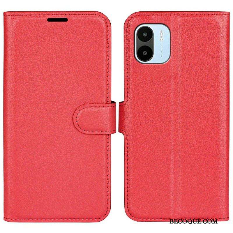 Housse Xiaomi Redmi A1 Classique Effet Cuir Litchi