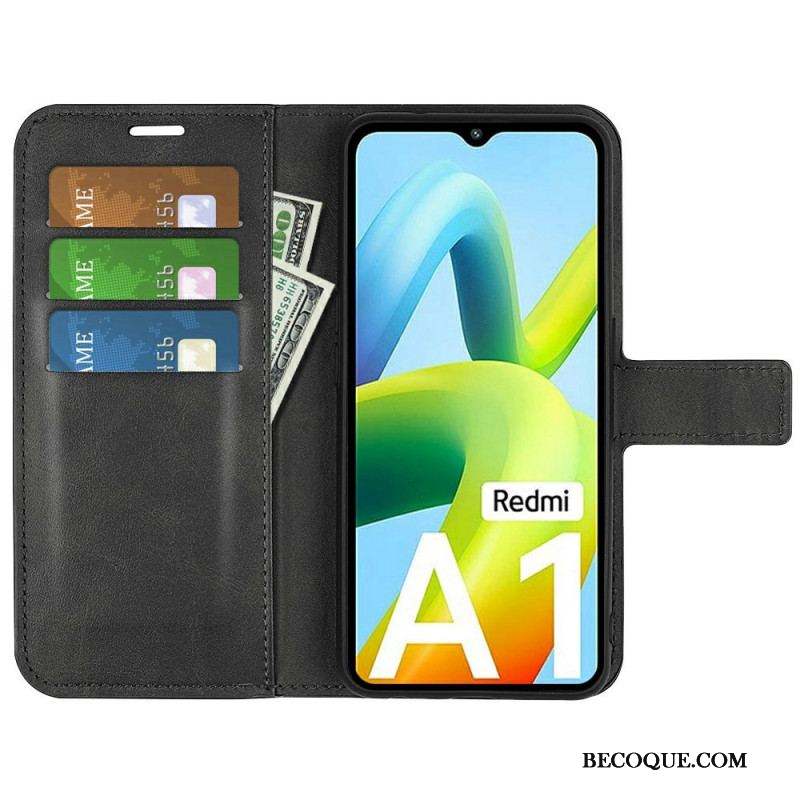 Housse Xiaomi Redmi A1 Effet Cuir Mince Extrême