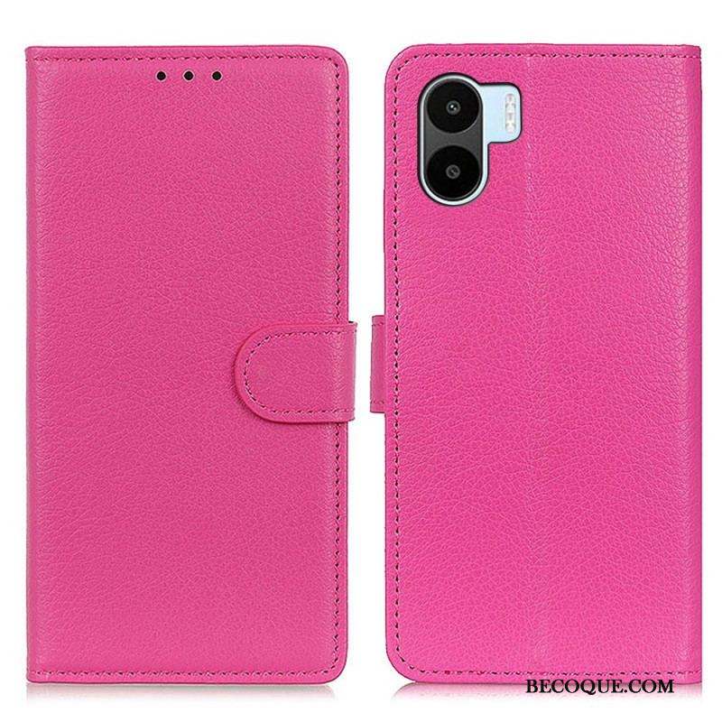 Housse Xiaomi Redmi A1 Simili Cuir Litchi