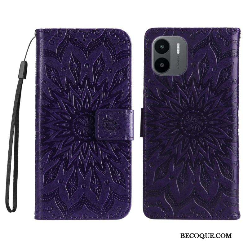 Housse Xiaomi Redmi A1 Soleil à Lanière
