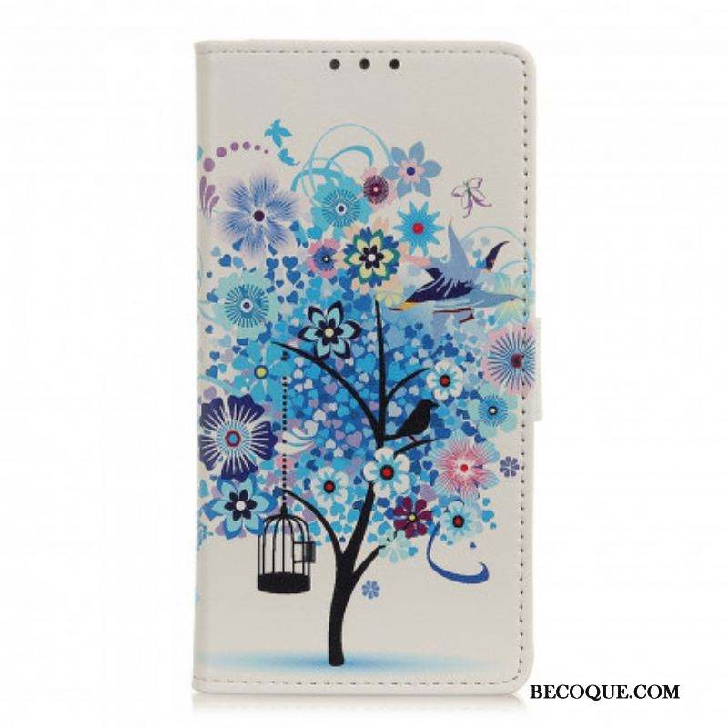 Housse Xiaomi Redmi Note 10/10S/Poco M5s Arbre Fleuri