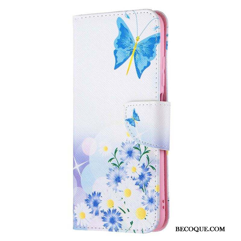 Housse Xiaomi Redmi Note 10 5G / Poco M3 Pro 5G Papillons et Fleurs