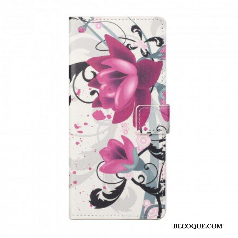 Housse Xiaomi Redmi Note 10 Pro Tropical Flowers