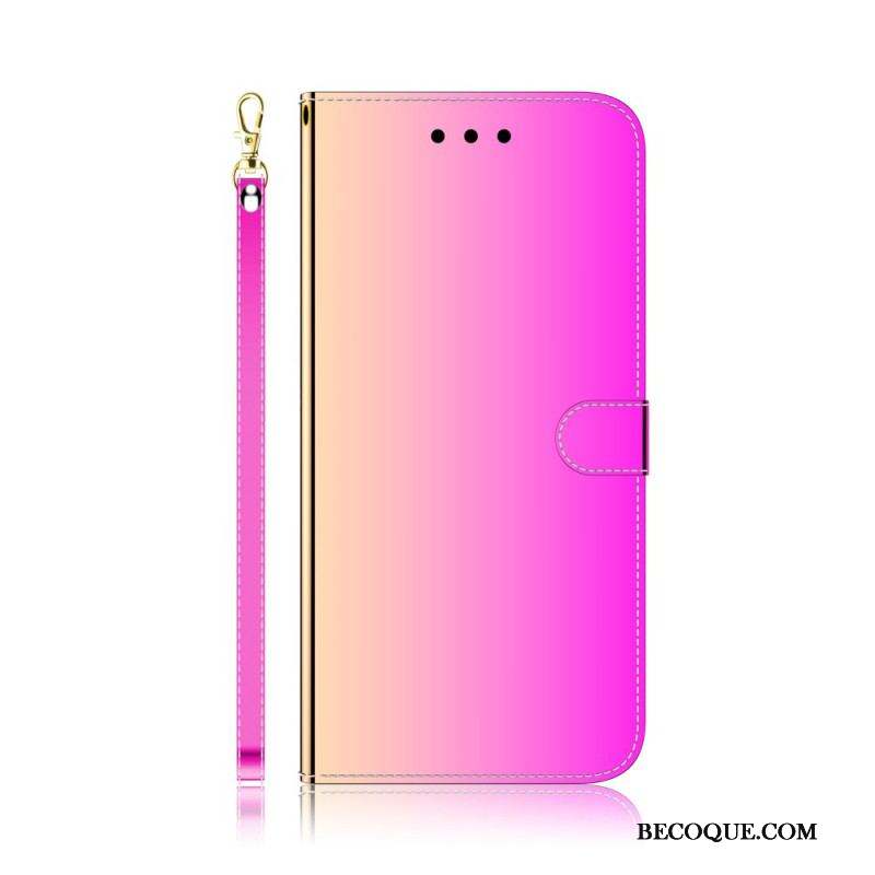 Housse Xiaomi Redmi Note 11 / 11s Simili Cuir Couverture Miroir