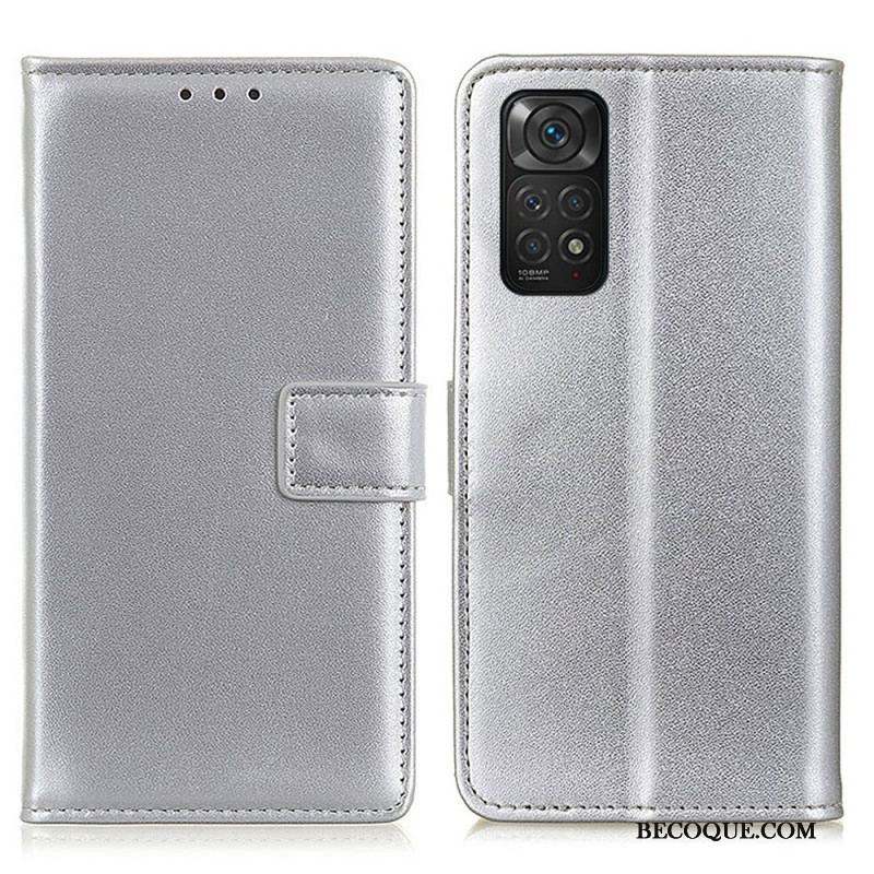 Housse Xiaomi Redmi Note 11 / 11s Simili Cuir Simple