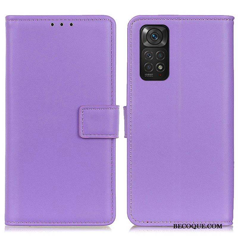 Housse Xiaomi Redmi Note 11 / 11s Simili Cuir Simple