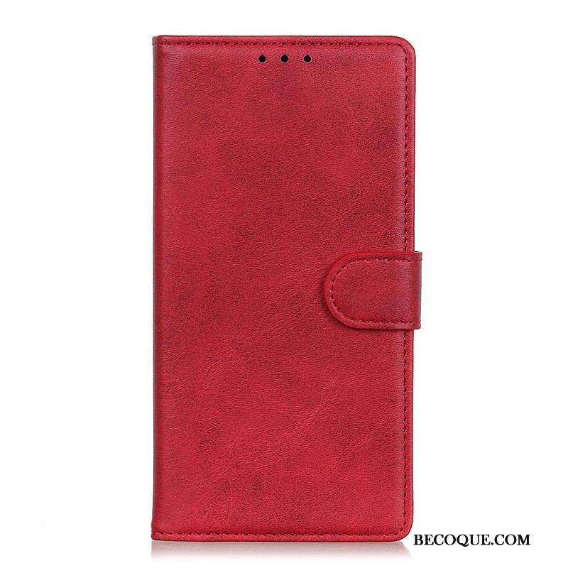 Housse Xiaomi Redmi Note 11 Pro / Note 11 Pro 5G Effet Cuir Mat Rétro