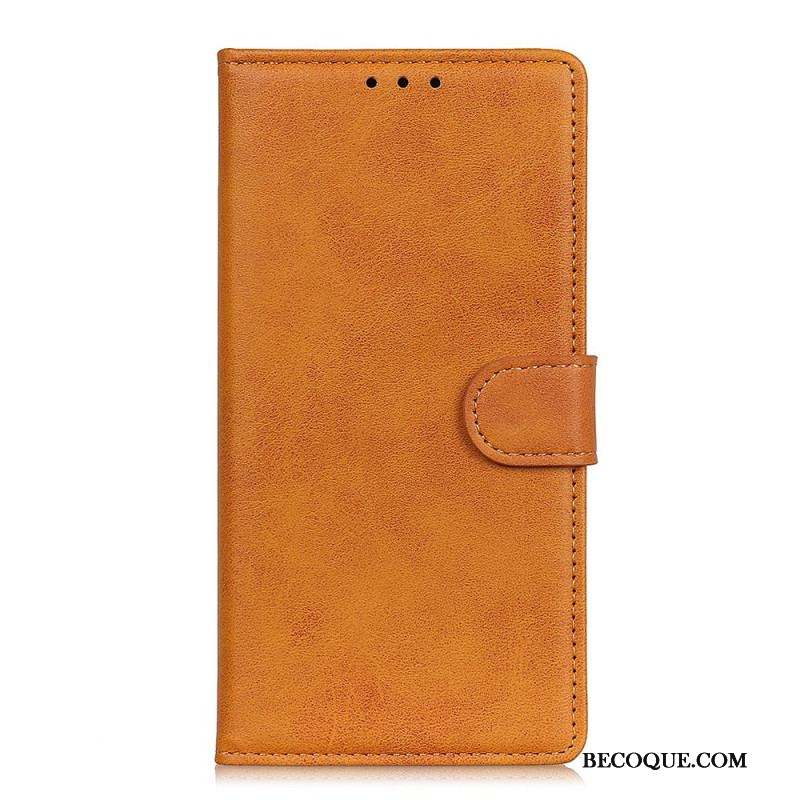 Housse Xiaomi Redmi Note 11 Pro / Note 11 Pro 5G Effet Cuir Mat Rétro