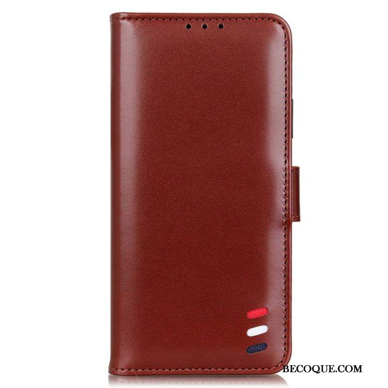 Housse Xiaomi Redmi Note 11 Pro Plus 5G Effet Cuir Tricolore
