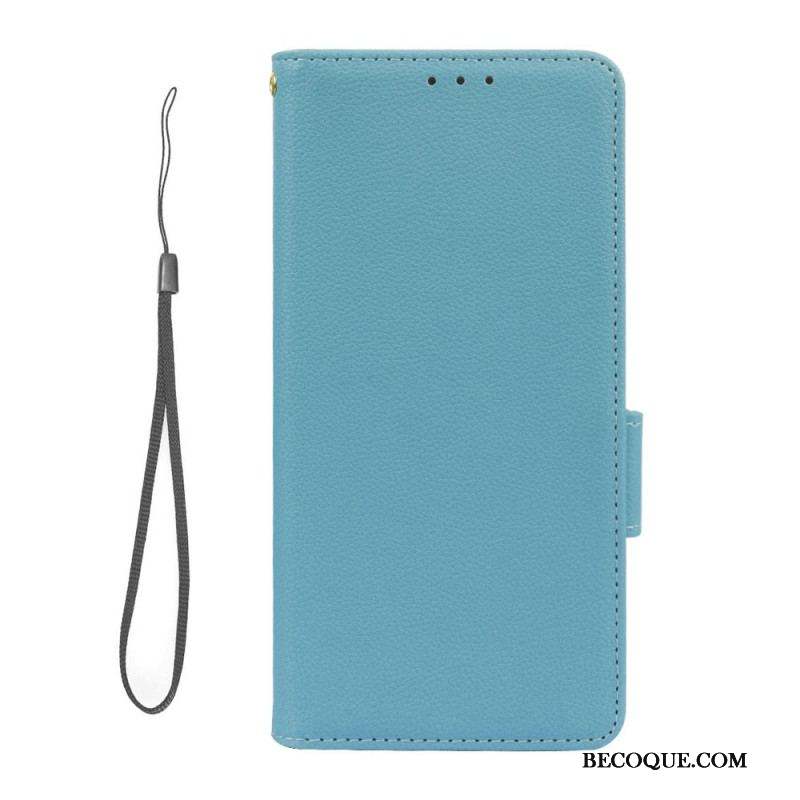 Housse Xiaomi Redmi Note 12/Poco X5 5G Style Litchi Ultra Fine