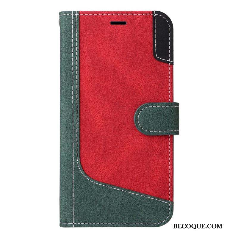 Housse Xiaomi Redmi Note 12/Poco X5 5G Tricolore à Lanière
