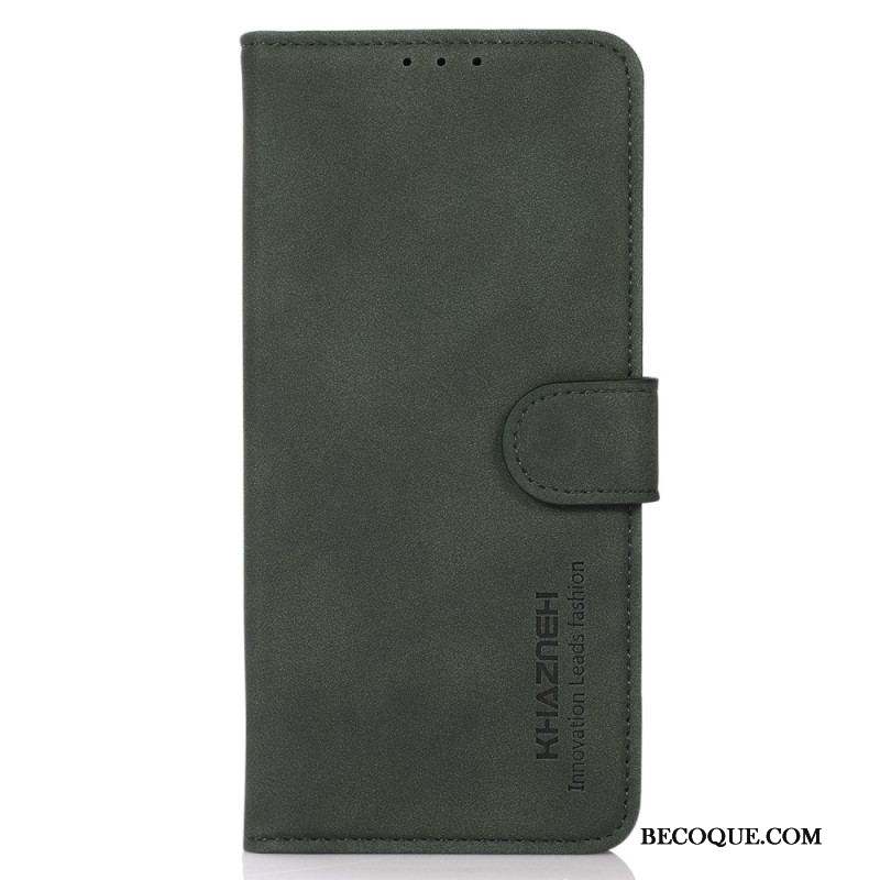 Housse Xiaomi Redmi Note 12 Pro Plus Effet Cuir Fashion KHAZNEH