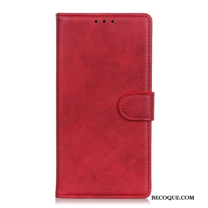 Housse Xiaomi Redmi Note 12 Pro Plus Simili Cuir Mat