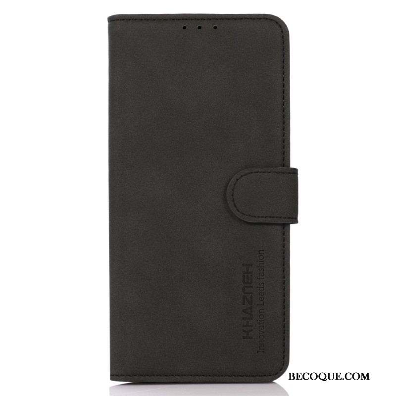 Housse Xiaomi Redmi Note 12 Pro/Poco X5 Pro 5G Effet Cuir Fashion KHAZNEH
