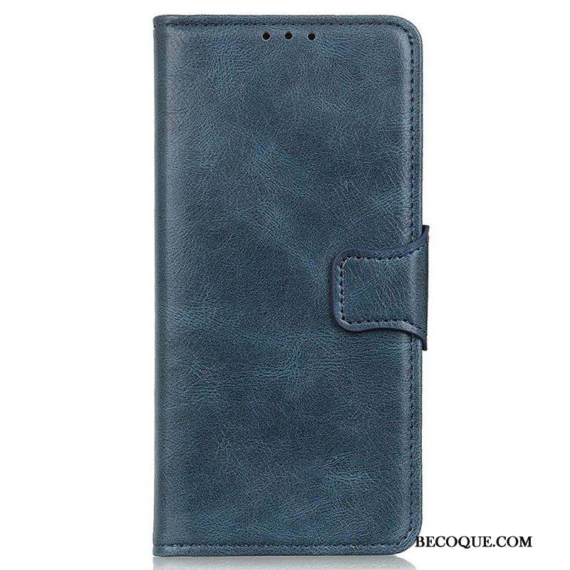 Housse Xiaomi Redmi Note 12 Pro/Poco X5 Pro 5G Style Cuir Fermoir Réversible