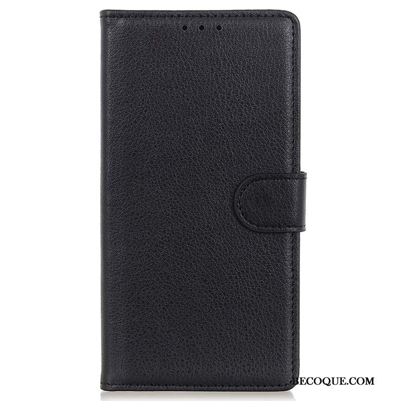 Housse Xiaomi Redmi Note 13 Pro 4G / Poco M6 Pro 4G Simili Cuir Traditionnel