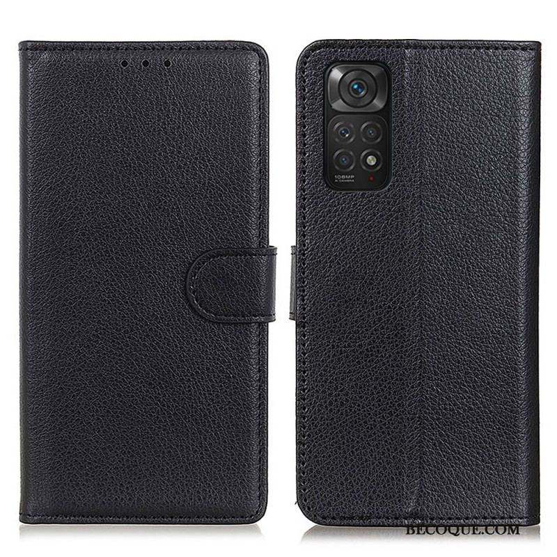 Housse Xiaomi Redmi note 11 / 11s Traditionnellement Litchi