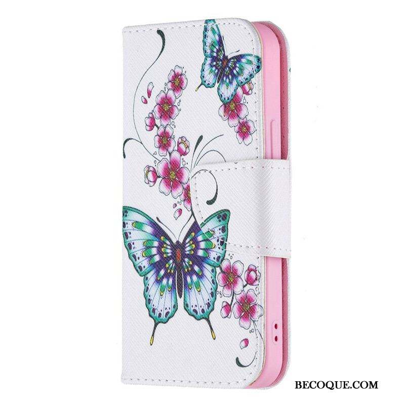 Housse iPhone 13 Mini Merveilleux Papillons