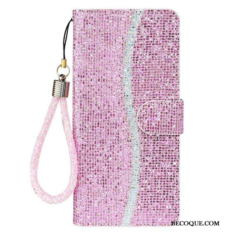 Housse iPhone 13 Mini Paillettes S Design