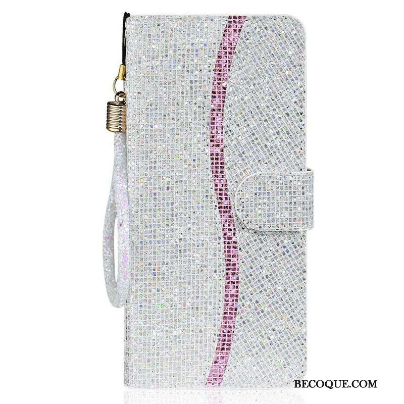 Housse iPhone 13 Mini Paillettes S Design