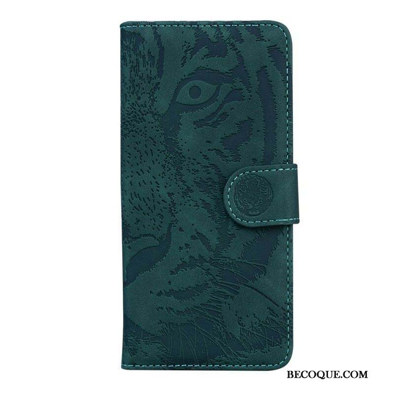 Housse iPhone 13 Pro Empreinte Face de Tigre