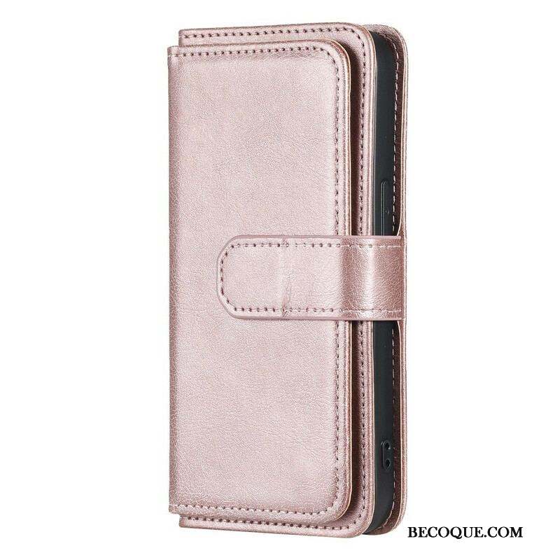 Housse iPhone 13 Pro Multi-fonctions 10 Porte-Cartes