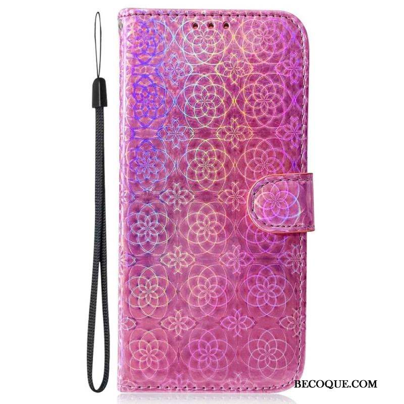 Housse iPhone 14 Plus Motif Stylé à Lanière