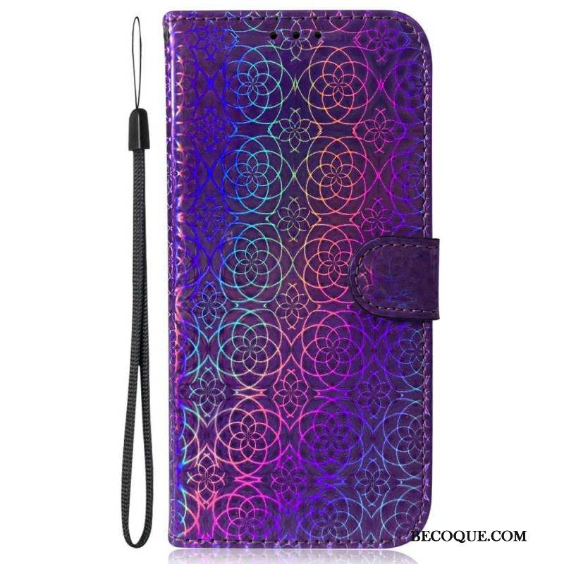 Housse iPhone 14 Plus Motif Stylé à Lanière