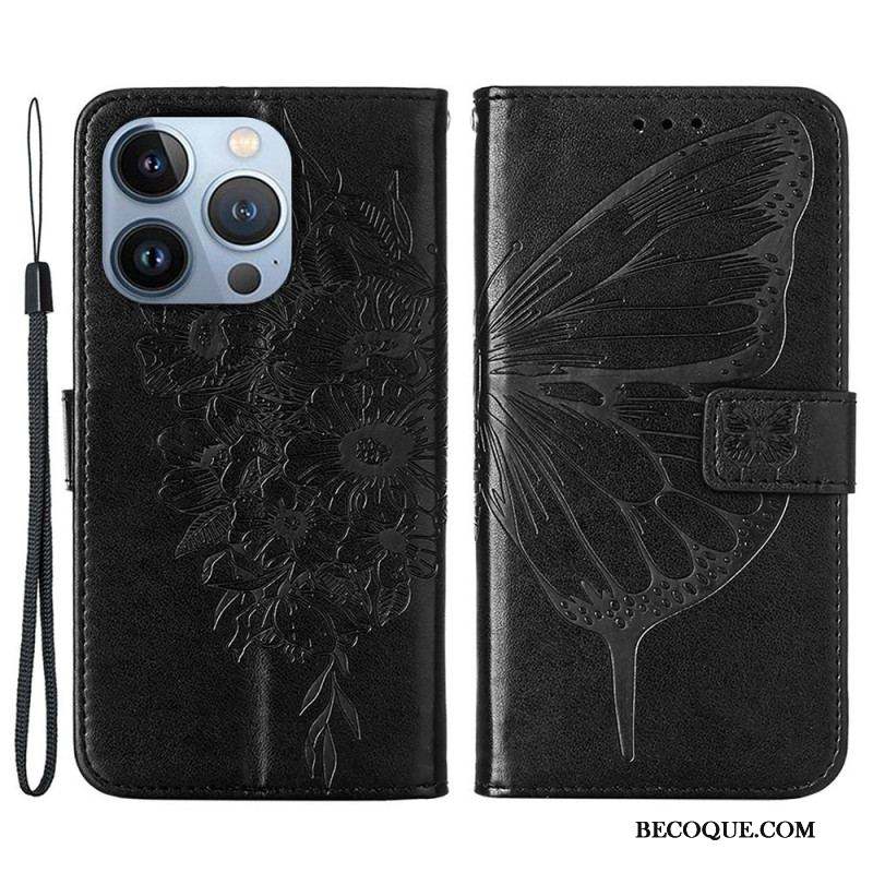 Housse iPhone 14 Plus Papillon Design