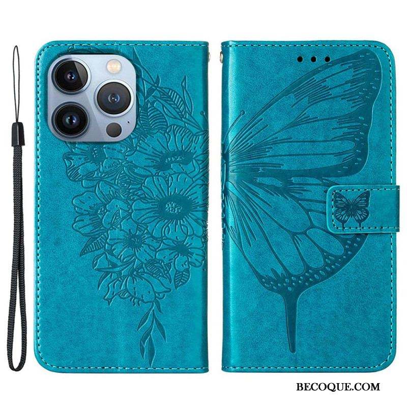 Housse iPhone 14 Plus Papillon Design
