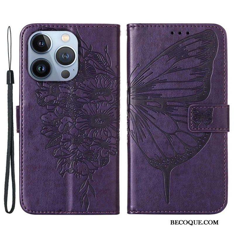 Housse iPhone 14 Plus Papillon Design