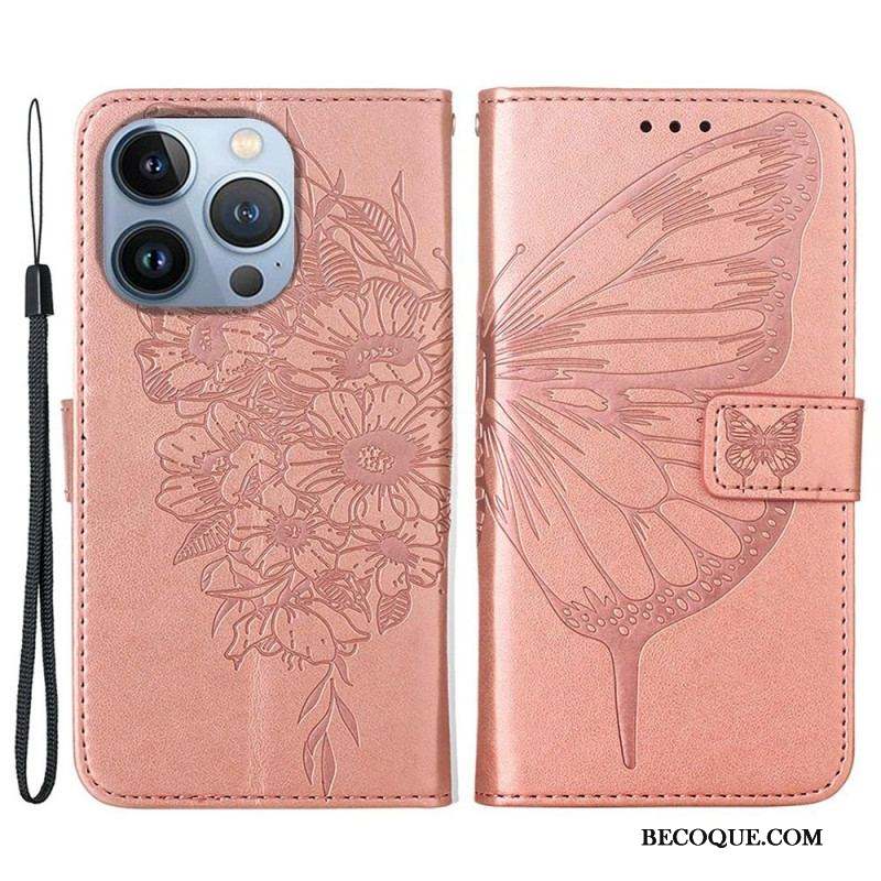 Housse iPhone 14 Plus Papillon Design