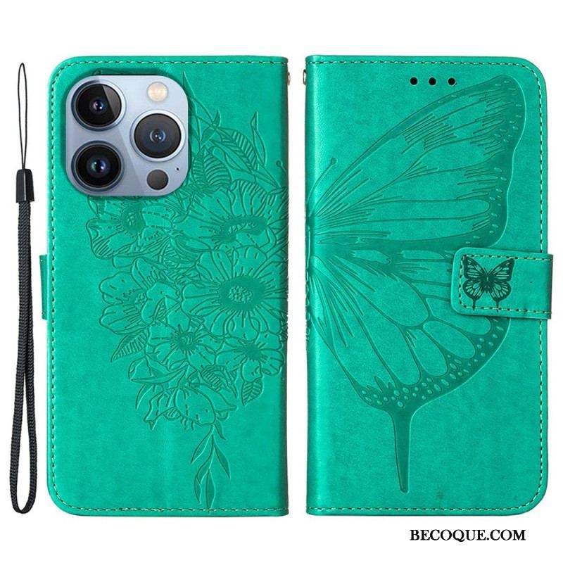 Housse iPhone 14 Plus Papillon Design