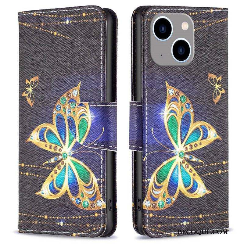 Housse iPhone 14 Plus Papillons du Monde