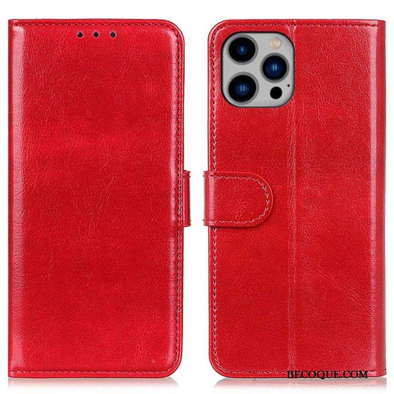 Housse iPhone 14 Plus Simili Cuir Finesse