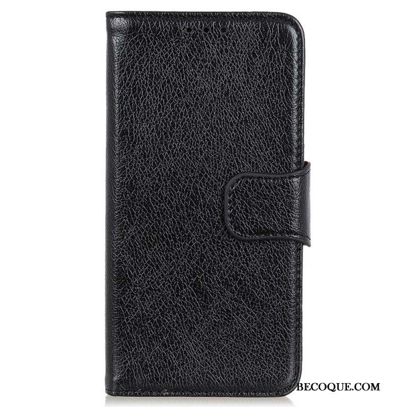 Housse iPhone 14 Pro Cuir Nappa Fendu