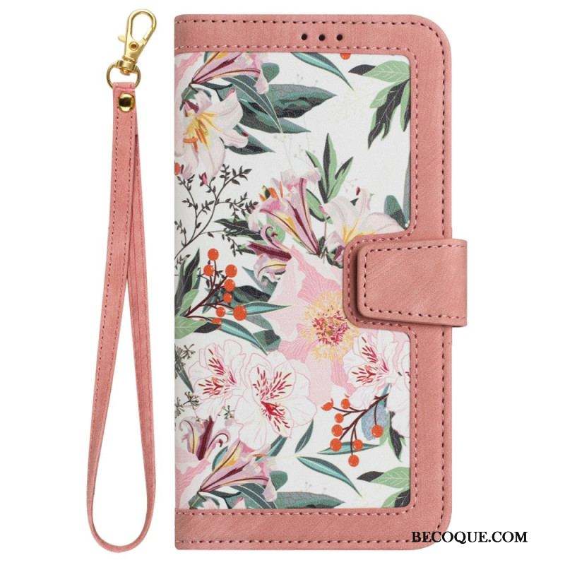 Housse iPhone 15 Luxury Flowers