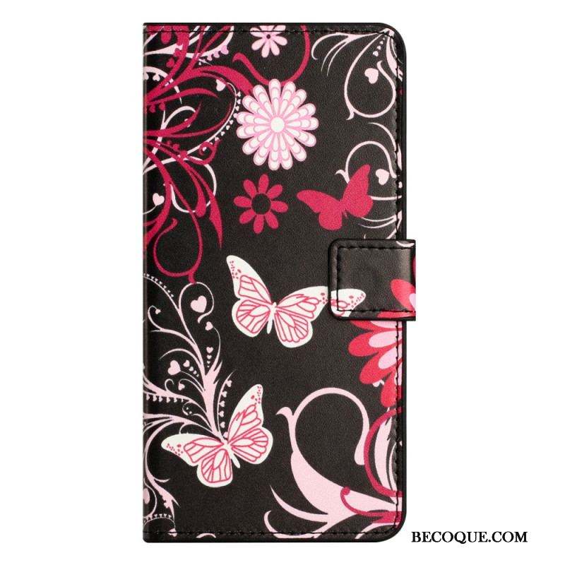 Housse iPhone 15 Plus Beaux Papillons