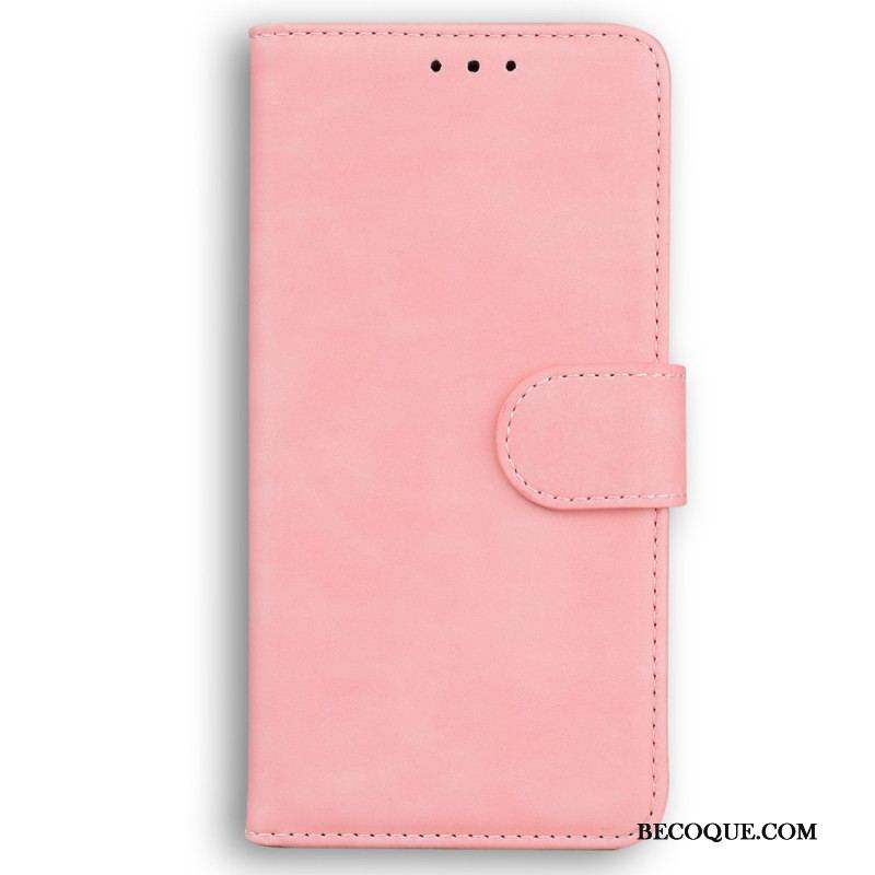 Housse iPhone 15 Plus Style Cuir Douceur