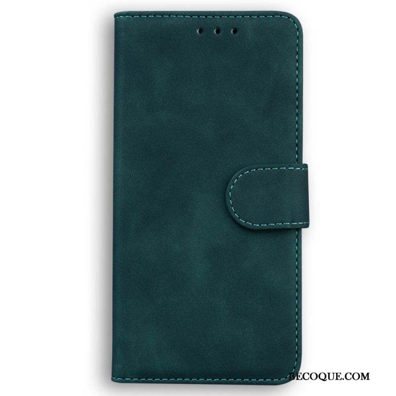 Housse iPhone 15 Plus Style Cuir Douceur