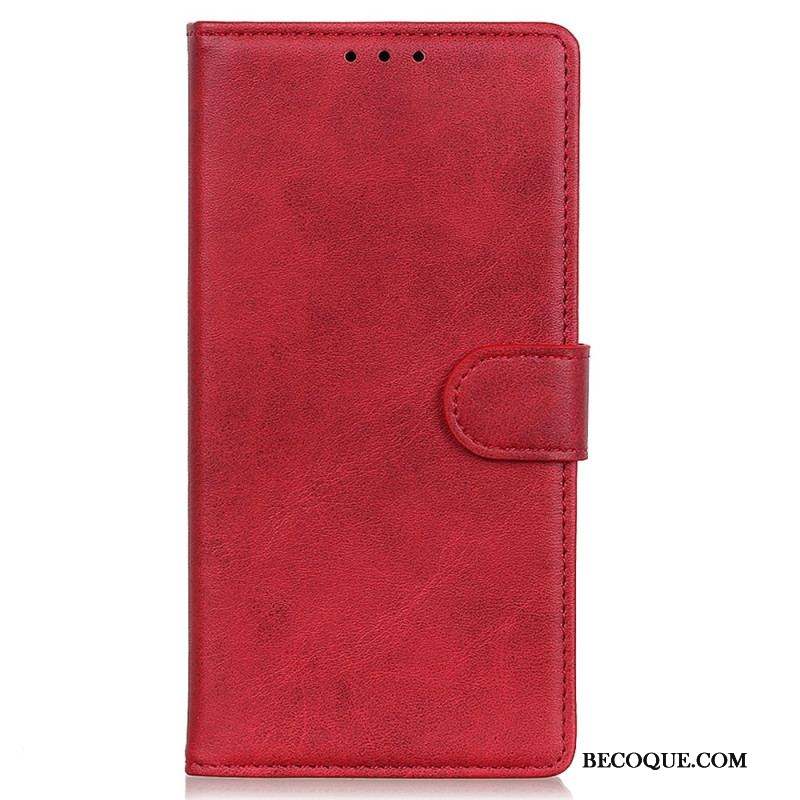 Housse iPhone 15 Simili Cuir Mat