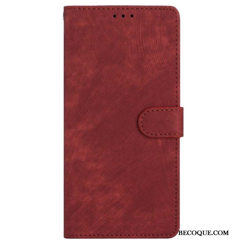Housse iPhone 16 Plus Effet Daim avec Lanière