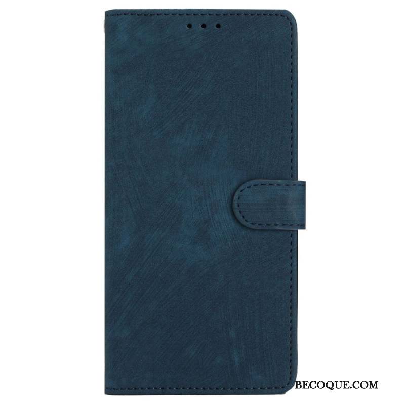 Housse iPhone 16 Plus Effet Daim avec Lanière