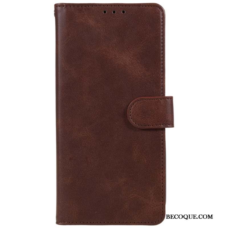 Housse iPhone 16 Pro Max Design Simili Cuir