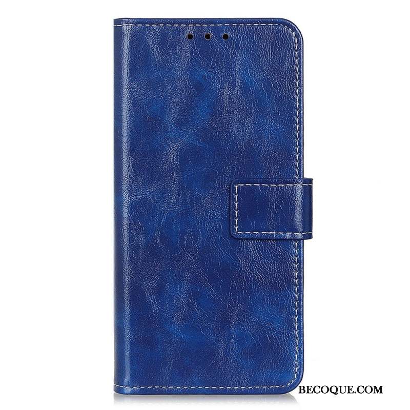 Housse iPhone 16 Pro Max Simili Cuir Brillant